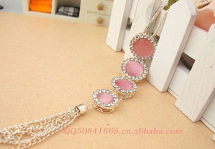 特價促銷 韓版貓眼石流蘇多層毛衣鏈，時尚批發(fā)優(yōu)選